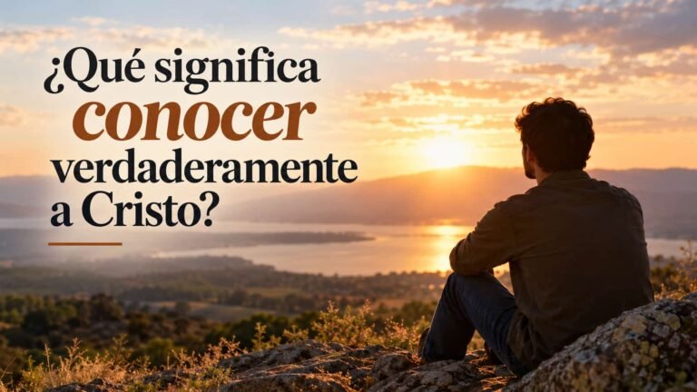 ¿Qué significa conocer verdaderamente a Cristo? | Fe que Satisface