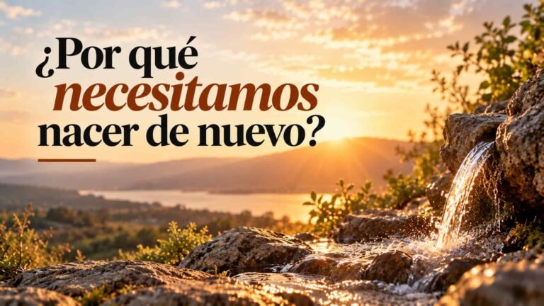 ¿Por qué necesitamos nacer de nuevo? | Fe que Satisface